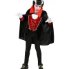 WIDMANN Déguisement Vampire Garçon (veste Avec Gilet, Jabot, Cape)