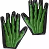 Gants Mains De Sorcières 3D Verts -Smiffys Soldes Boutique gants mains de sorcieres 3d verts