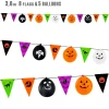 WIDMANN Guirlande Halloween - 3,6 M (8 Drapeaux + 5 Ballons) -Smiffys Soldes Boutique guirlande halloween 36 m 8 drapeaux 5 ballons