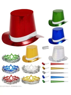 WIDMANN Kit De Fête Multicolore, Holographique Pour 10 Personnes -Smiffys Soldes Boutique kit de fete multicolore holographique pour 10 personnes 2