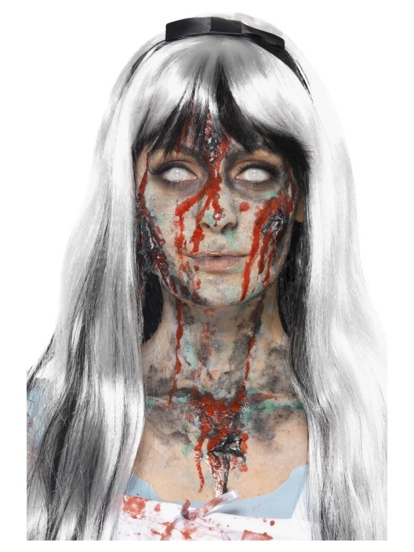 Smiffys Kit De Latex Liquide Zombie, Multicolore (4 Pots De Maquillage, 4 Applicateurs Et 4 éponge) 3 Smiffys Kit De Latex Liquide Zombie, Multicolore (4 Pots De Maquillage, 4 Applicateurs Et 4 éponge)