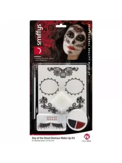 Smiffys Kit De Maquillage Glamour Jour Des Morts 10 Smiffys Kit De Maquillage Glamour Jour Des Morts -Smiffys Soldes Boutique kit de maquillage glamour jour des morts 1