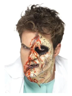 Smiffys Kit Latex Liquide Zombie (maquillage 4 Couleurs Et éponges, 4 X 29,57 Ml) -Smiffys Soldes Boutique kit latex liquide zombie maquillage 4 couleurs et eponges 4 x 2957 ml 2