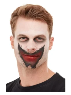 Smiffys Kit Maquillage à L'eau Bouche Coupée (maquillage, Sang, Transferts, éponge Et Applicateur) -Smiffys Soldes Boutique kit maquillage a l eau bouche coupee maquillage sang transferts eponge et applicateur 2