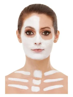 Smiffys Kit Maquillage Squelette, Aqua, Noir Et Blanc (Maquillage, Crayon, Sang Et éponge) 11 Smiffys Kit Maquillage Squelette, Aqua, Noir Et Blanc (Maquillage, Crayon, Sang Et éponge) -Smiffys Soldes Boutique kit maquillage squelette aqua noir et blanc maquillage crayon sang et eponge 4