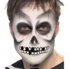 Smiffys Kit Maquillage Squelette (peinture Du Visage, Crayon Noir Et éponge) -Smiffys Soldes Boutique kit maquillage squelette peinture du visage crayon noir et eponge