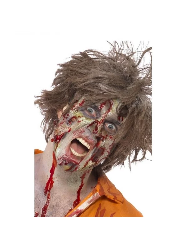Smiffys Kit Maquillage Zombie (maquillage, Faux Sang, Latex Liquide, Chair, Crayons, Applicateurs) 3 Smiffys Kit Maquillage Zombie (maquillage, Faux Sang, Latex Liquide, Chair, Crayons, Applicateurs)