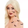Smiffys Lot De 6 Autocollants 3D Chauve-souris Pour Visage