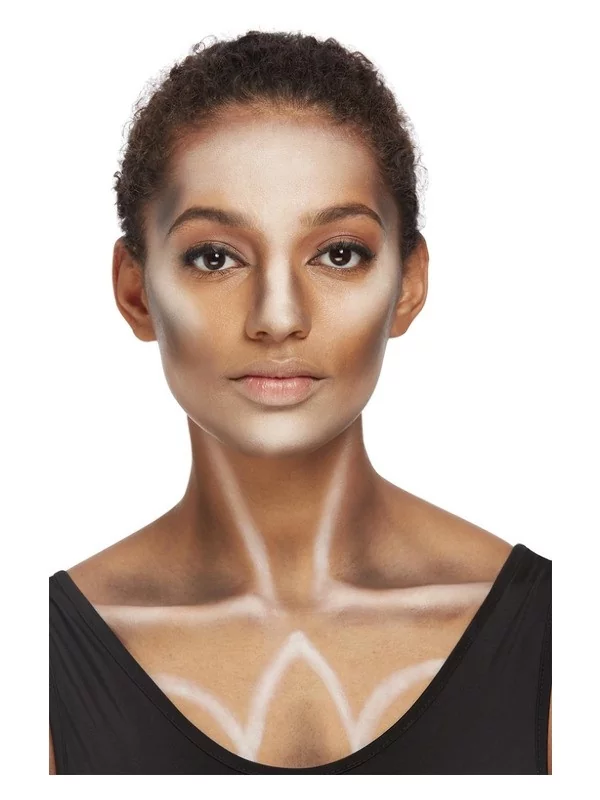 Smiffys Maquillage Effets Spéciaux Or, Aqua, Avec Des Boucles D'oreilles, Autocollants (visage) 6 Smiffys Maquillage Effets Spéciaux Or, Aqua, Avec Des Boucles D'oreilles, Autocollants (visage) – Image 4