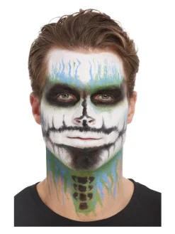 Smiffys Maquillage Kit Squelette, Aqua (transferts, Paillettes, Peinture Pour Le Visage Et éponge) 9 Smiffys Maquillage Kit Squelette, Aqua (transferts, Paillettes, Peinture Pour Le Visage Et éponge) -Smiffys Soldes Boutique maquillage kit squelette aqua transferts paillettes peinture pour le visage et eponge 2