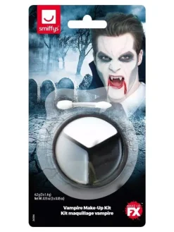 Smiffys Maquillage Vampire Gris, Noir / Blanc + Applicateur 9 Smiffys Maquillage Vampire Gris, Noir / Blanc + Applicateur -Smiffys Soldes Boutique maquillage vampire gris noir blanc applicateur 2