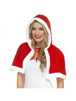Smiffys Mini-cape Mère Noël