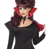 Smiffys Mini Cape Vampire Rouge Et Noire Pour Femme -Smiffys Soldes Boutique mini cape vampire rouge et noire pour femme
