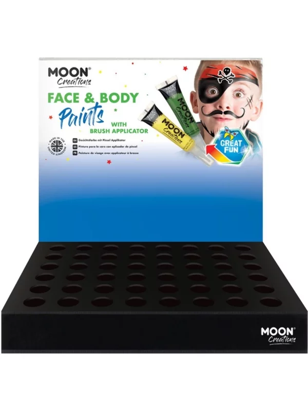 Smiffys Paquet De 12 Maquillages Moon Créations, Visage Corps 3 Smiffys Paquet De 12 Maquillages Moon Créations, Visage Corps