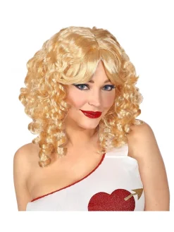 WIDMANN Perruque Ange Blonde Avec Des Boucles -Smiffys Soldes Boutique perruque ange blonde avec des boucles 2