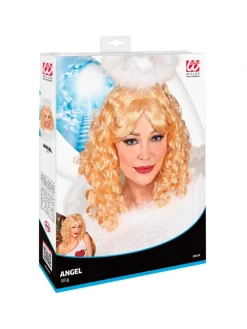 WIDMANN Perruque Ange Blonde Avec Des Boucles -Smiffys Soldes Boutique perruque ange blonde avec des boucles 3