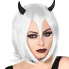 WIDMANN Perruque Cosplay Diablesse Avec Cornes Intégrées -Smiffys Soldes Boutique perruque cosplay diablesse avec cornes integrees