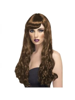 Smiffys Perruque Désir Brune Longue