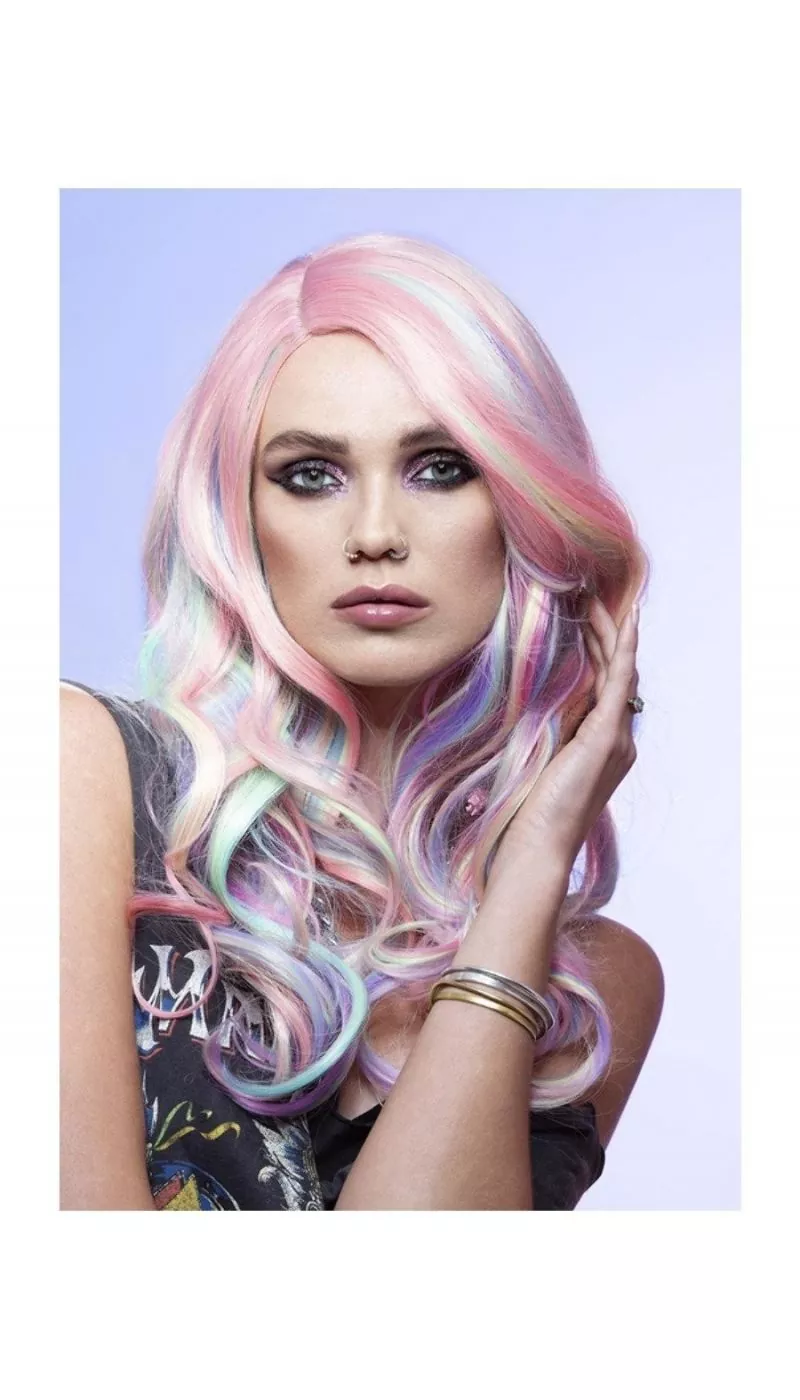 Smiffys Perruque Femme Licorne Manic Panic (Pastel) 3 Smiffys Perruque Femme Licorne Manic Panic (Pastel)