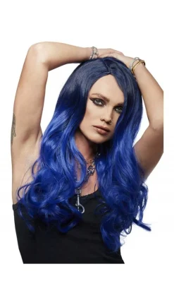 Smiffys Perruque Femme Manic Panic (Bleu De Minuit) -Smiffys Soldes Boutique perruque femme manic panic bleu de minuit 3