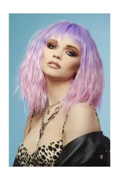 Smiffys Perruque Femme Manic Panic (Violet Et Rose Pastel) -Smiffys Soldes Boutique perruque femme manic panic violet et rose pastel 1