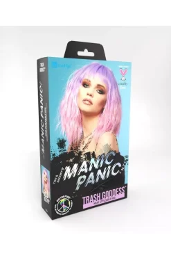 Smiffys Perruque Femme Manic Panic (Violet Et Rose Pastel) -Smiffys Soldes Boutique perruque femme manic panic violet et rose pastel 4