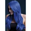 Smiffys Perruque Fever Khloe Sexy 66 Cm, Bleu Fluo -Smiffys Soldes Boutique perruque fever khloe sexy 66 cm bleu fluo