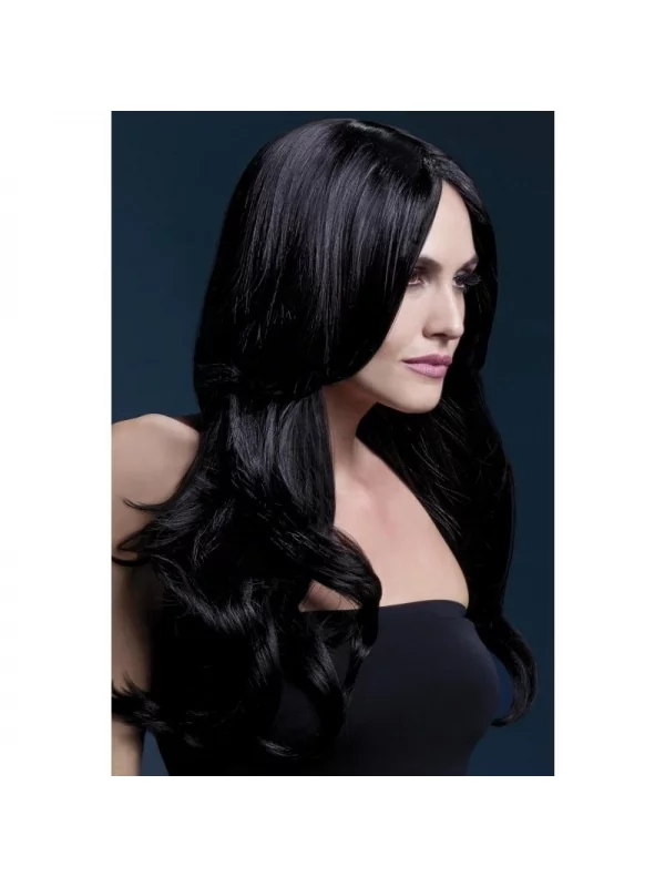 Smiffys Perruque Fever Khloe Sexy 66 Cm, Noire 3 Smiffys Perruque Fever Khloe Sexy 66 Cm, Noire