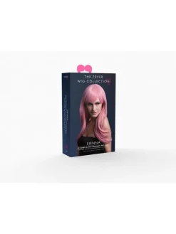 Smiffys Perruque Fever Sienna Sexy 66 Cm, Rose Pastel -Smiffys Soldes Boutique perruque fever sienna sexy 66 cm rose pastel 2