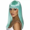 Smiffys Perruque Glamoura Turquoise Fluo -Smiffys Soldes Boutique perruque glamoura turquoise fluo