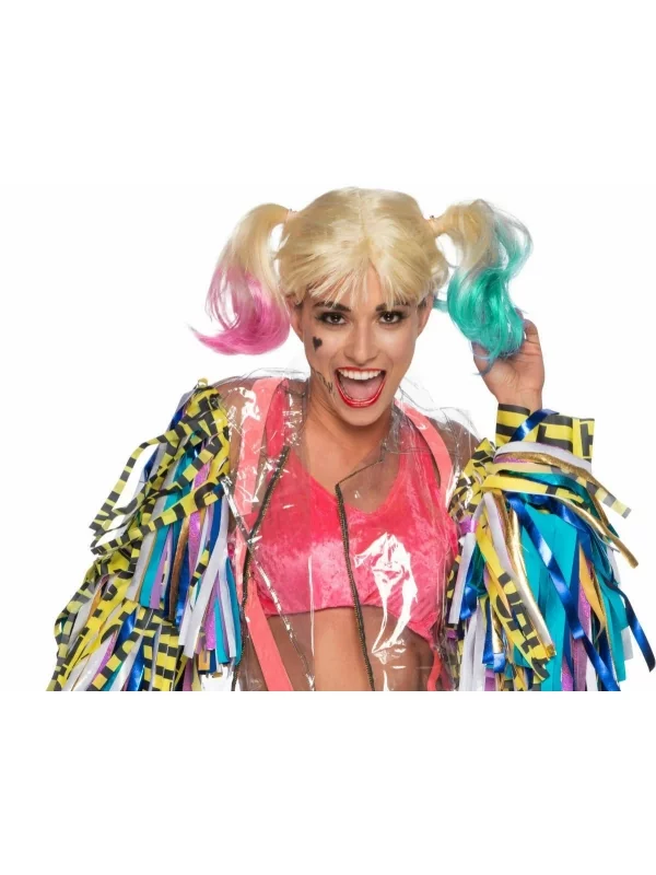 Perruque Harley Quinn Femme Birds Of Prey 4 Perruque Harley Quinn Femme Birds Of Prey – Image 2