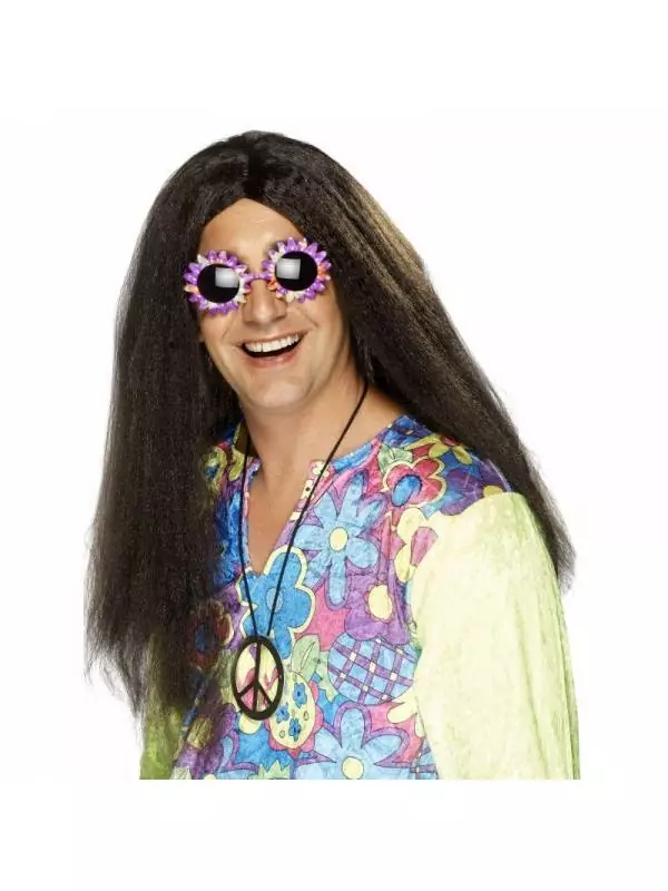 Smiffys Perruque Hippie Brune 3 Smiffys Perruque Hippie Brune
