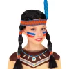 WIDMANN Perruque Indienne à Plumes Pour Fille -Smiffys Soldes Boutique perruque indienne a plumes pour fille