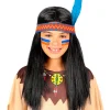 WIDMANN Perruque Indienne à Plumes Pour Garçon 1 WIDMANN Perruque Indienne à Plumes Pour Garçon -Smiffys Soldes Boutique perruque indienne a plumes pour garcon