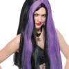 Perruque Sorcière Femme Noir & Violet -Smiffys Soldes Boutique perruque sorciere femme noir violet