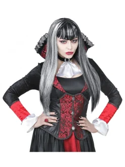 WIDMANN Perruque Vampire Femme Cheveux Longs Avec Une Frange 5 WIDMANN Perruque Vampire Femme Cheveux Longs Avec Une Frange -Smiffys Soldes Boutique perruque vampire femme cheveux longs avec une frange 1