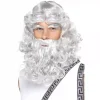 Smiffys Perruque Zeus Avec Barbe Et Sourcils -Smiffys Soldes Boutique perruque zeus avec barbe et sourcils