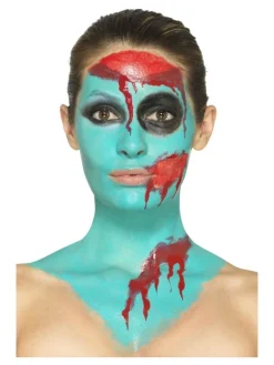 Smiffys Pot Latex Liquide 59,14 ML Avec éponge Turquoise - Sans Ammoniaque -Smiffys Soldes Boutique pot latex liquide 5914 ml avec eponge turquoise sans ammoniaque 3