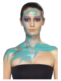 Smiffys Pot Latex Liquide 59,14 ML Avec éponge Turquoise - Sans Ammoniaque -Smiffys Soldes Boutique pot latex liquide 5914 ml avec eponge turquoise sans ammoniaque 9