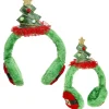 WIDMANN Protège Oreilles Avec Sapin De Noël -Smiffys Soldes Boutique protege oreilles avec sapin de noel