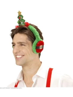 WIDMANN Protège Oreilles Avec Sapin De Noël -Smiffys Soldes Boutique protege oreilles avec sapin de noel 2