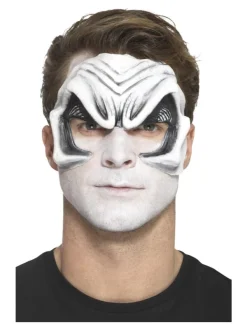 Smiffys Prothèse En Mousse Latex, Tête De Vampire, Blanc, Avec Adhésif -Smiffys Soldes Boutique prothese en mousse latex tete de vampire blanc avec adhesif 2