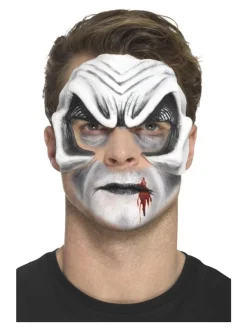 Smiffys Prothèse En Mousse Latex, Tête De Vampire, Blanc, Avec Adhésif -Smiffys Soldes Boutique prothese en mousse latex tete de vampire blanc avec adhesif 4