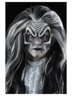 Smiffys Prothèse En Mousse Latex, Tête De Vampire, Blanc, Avec Adhésif -Smiffys Soldes Boutique prothese en mousse latex tete de vampire blanc avec adhesif 5