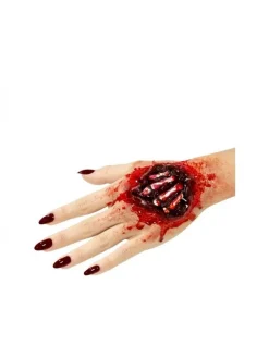 Smiffys Prothèse Latex Os De La Main Apparents Avec Adhésif