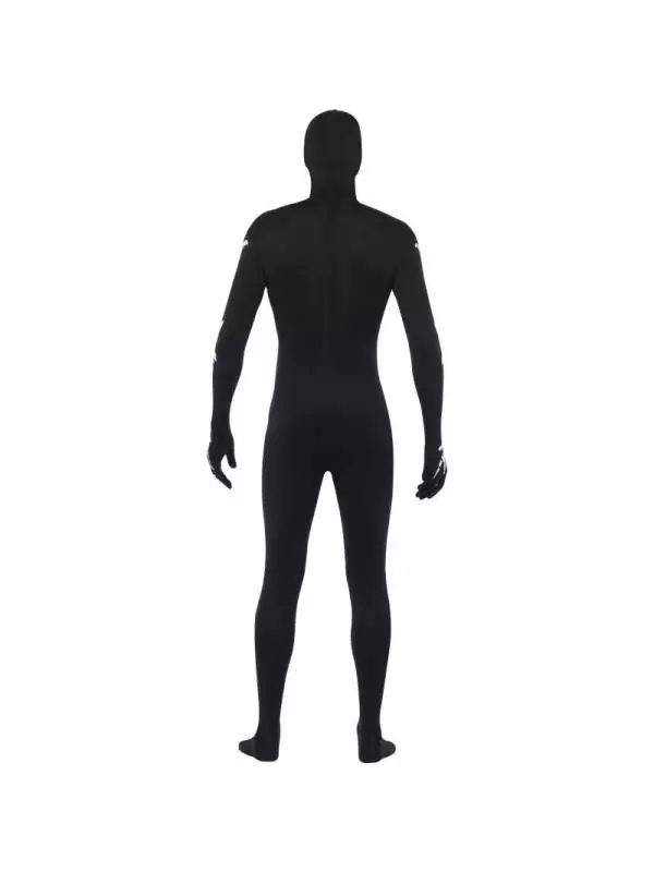 Smiffys Seconde Peau Squelette Homme Avec Ouverture Sous Le Menton 6 Smiffys Seconde Peau Squelette Homme Avec Ouverture Sous Le Menton – Image 4
