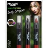 Smiffys Set Crayon Maquillage Halloween, Noir, Rouge & Blanc -Smiffys Soldes Boutique set crayon maquillage halloween noir rouge blanc