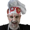 ESPA - Funny Fashion Toque De Chef Tachée De Sang Pour Halloween (parties Du Corps En Plastiques) -Smiffys Soldes Boutique toque de chef tachee de sang pour halloween parties du corps en plastiques