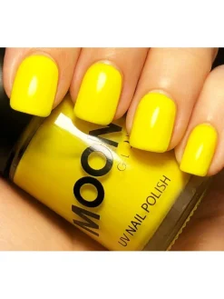 Smiffys Vernis à Ongles UV Fluo Jaune - Moon Créations