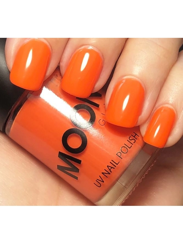 Smiffys Vernis à Ongles UV Fluo Orange - Moon Créations 3 Smiffys Vernis à Ongles UV Fluo Orange - Moon Créations